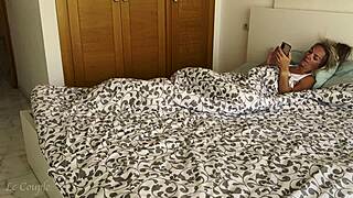 so, this guy didn’t use a condom while sliding into his friend’s wife’s shaved pussy.