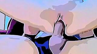 Watch this cartoon where netflix invite turns into thick dick in tight pussy