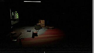 watch this furry beast with a monster cock fuck her rough in the night club during the fnaf hentai game