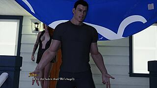 anime chick throws dildos at jocks in 3d game