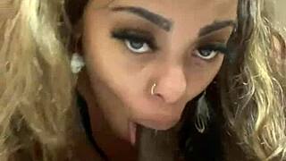 All Dicks Need Love: Black Homemade POV Lick and Blowjob with Ebony Indian Cock