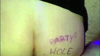 real party girl gets multiple creampies up close, damn that’s hot