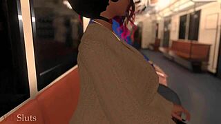 vipsluts - horny latina gets pounded hard on a train 😜