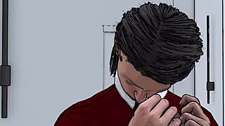 yo, desi step mom gets drilled by step son, hindi audio