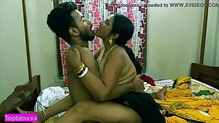 indian hot milf aunty burning to bang me, teen boy stunned, hindi audio