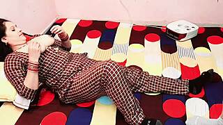 In this homemade roleplay, horny wife Puja engages in dirty talk and fucking with her husband Prem