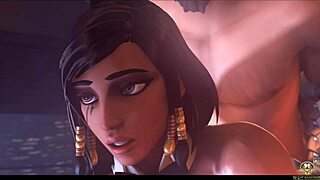 Phara from Overwatch takes it deep in wild anal!