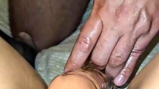 Mature latina housewife shows juicy ass and pussy in bedroom.