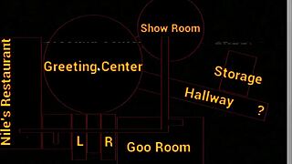 watch this furry beast with a monster cock fuck her rough in the night club during the fnaf hentai game