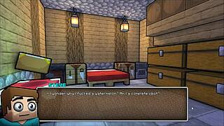 I can't believe steve is fucking that sexy watermelon in hornycraft parody, it's so huge!