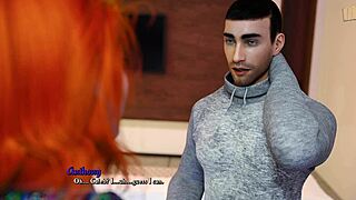 anime chick throws dildos at jocks in 3d game