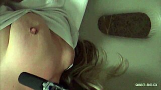 Blonde Housewife, Can You Blow Hubby While a Friend Pounds You?