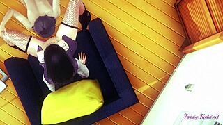 Boruto Naruto Hentai 3D - Himawari & Hinata Cunnilingus With Squirting - Japanese Manga Anime Porn