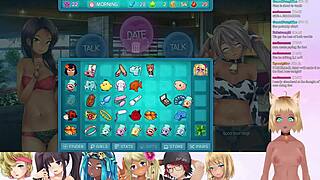 Vtuber LewdNeko continues her HuniePop 2 double date adventure in part 8