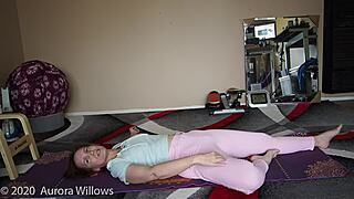 Can Yoga Lessons Turn Into Steamy European Brunette Action?