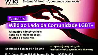 Cesar shows boldness in the big cocks club in São Paulo, part 2.