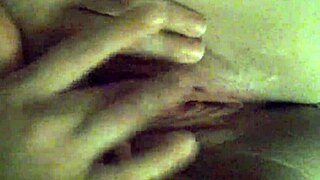 Girlfriend fingers her wet, shaved pussy to orgasm