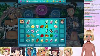 Vtuber LewdNeko continues her HuniePop 2 double date adventure in part 8