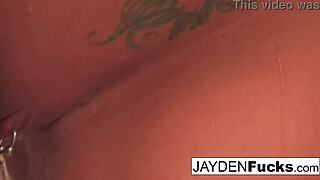 Busty Jayden Jaymes Masturbates Her Wet Pussy