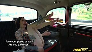 i'm the tattooed babe in fake taxi seducing the driver with my body, getting rough fucked and cumshot in pov