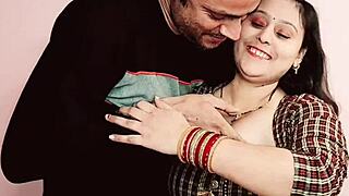 In this homemade roleplay, horny wife Puja engages in dirty talk and fucking with her husband Prem