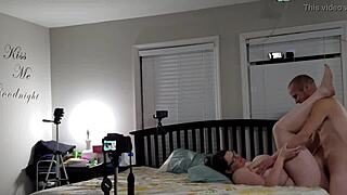 Feeling The Intense Passion As The BBW Wife With Huge Tits Gets Fucked And Cum On Her Belly