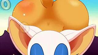 Rouge sucks cock, swallows cum during intense anal fuck