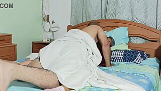 i sneakily watched stepmother masturbate from closet then fucked her hard