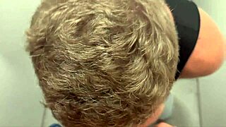 Gay Cruising Leads To Extreme Blowjob In Public Mall Toilet