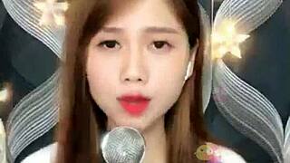 pretty asian girl gives blowjob on webcam?