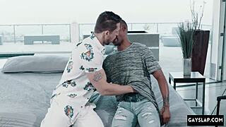 twink begs for rough fucking with monster black cock