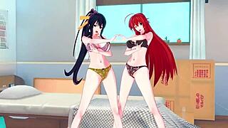 Rias Gremory And Akeno Seduce In HS DXD NTR Madness 2 Anime Hentai.