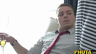 Fhuta - Can one guy handle three amazing asses in wild anal action?