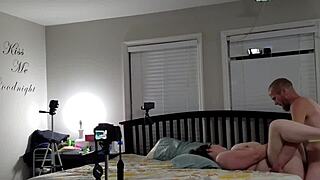 Feeling The Intense Passion As The BBW Wife With Huge Tits Gets Fucked And Cum On Her Belly