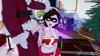 Helen Parr Elastigirl Sucks Wrong Santa