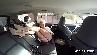 cheating uk mature lady sonia shows her giant knockers