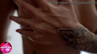 Girl Plays With Titties Closeup