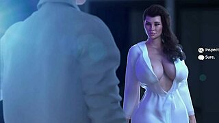 ava's tasting that monster cock in this anime adventure