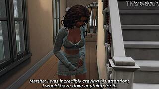 Babysitter seduces lonely dad!