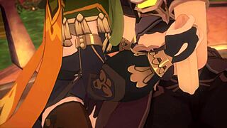 garden collei from genshin impact comes alive in this 3d cartoon hentai with a natural twist.