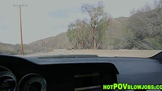 i love watching this buxom whore suck cock deepthroat in pov outdoor