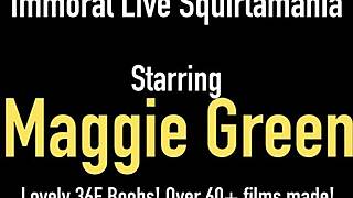 Full-figured Maggie Green's Intense Fucking Session