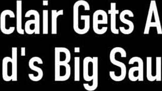 hot stassi sinclair gets a facial from alex legend's big sausage