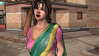 yo, desi step mom gets drilled by step son, hindi audio