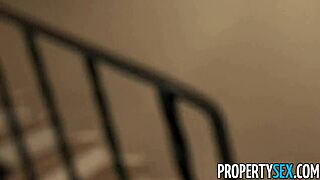 the bad roommate apologizes with a blowjob and sex in the dorm