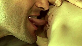 Beautiful brunette lady prepped for intense anal action on live TV