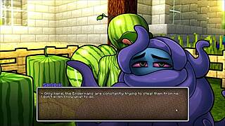 I can't believe steve is fucking that sexy watermelon in hornycraft parody, it's so huge!