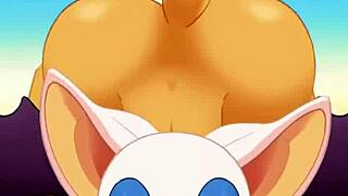 Rouge sucks cock, swallows cum during intense anal fuck