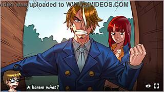 in hentai heroes, starting in the city at bunny's house with oral action