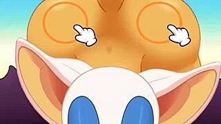 Rouge sucks cock, swallows cum during intense anal fuck